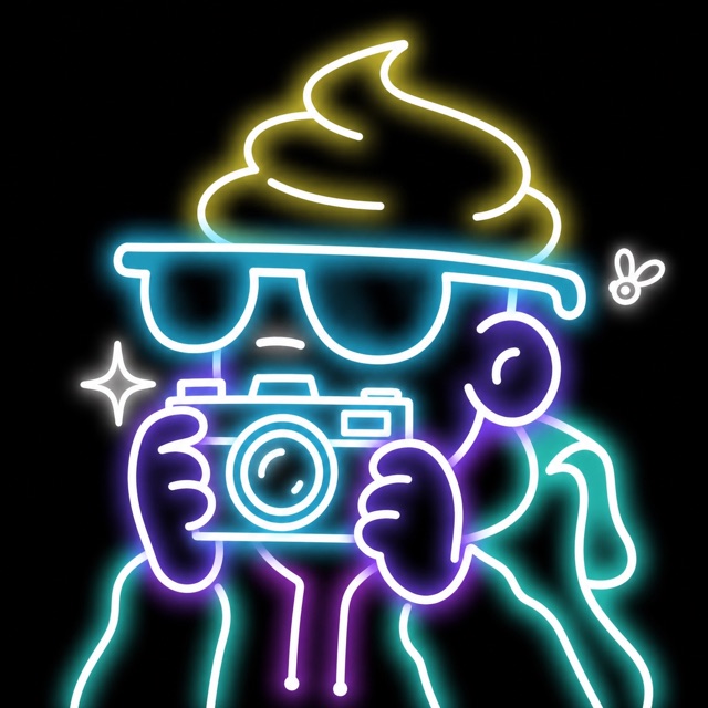 engin taking a photograph